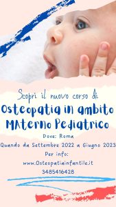 corso osteopatia pediatrica donna roma